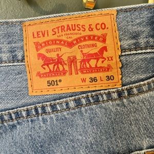 501® ORIGINAL FIT MEN'S JEANS size 36x30